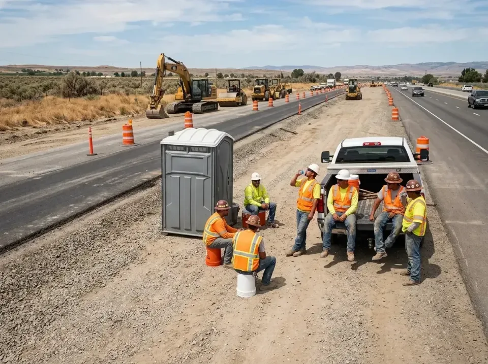 highway-road-construction-crew-007 — frequently asked questions, Porta Potty and Restroom Rentals in Vinton, IA
